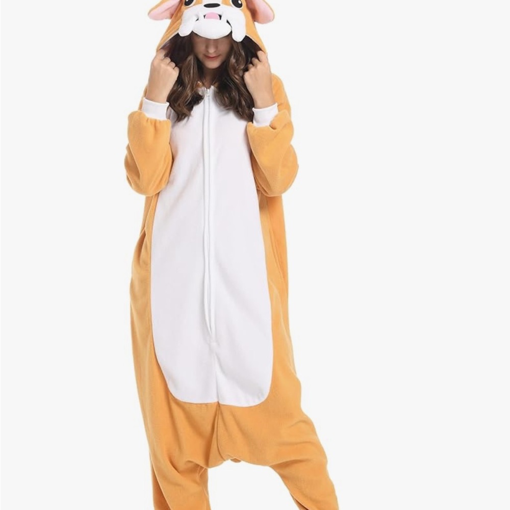 Cute Orange and White Animal Onesie
